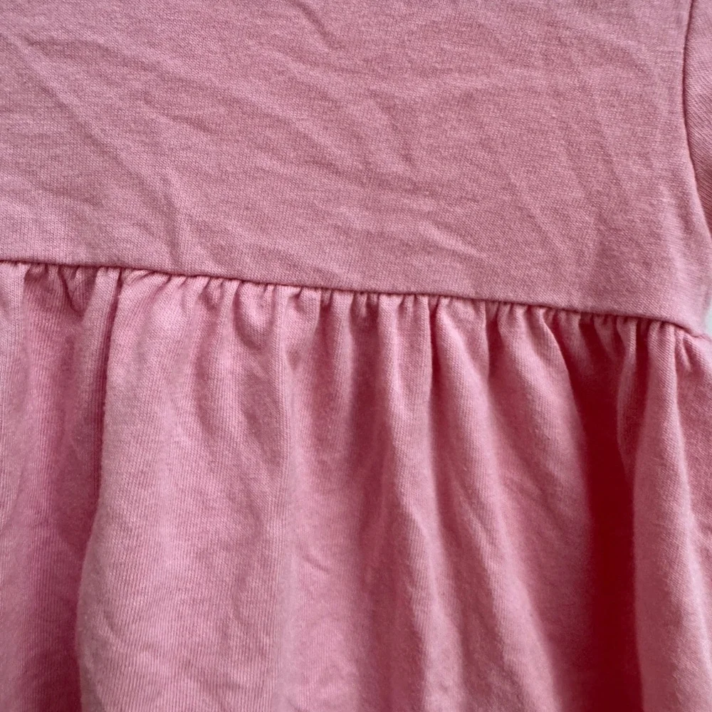Old Navy 6-12M Girls Pink Short Sleeve Casual Dress